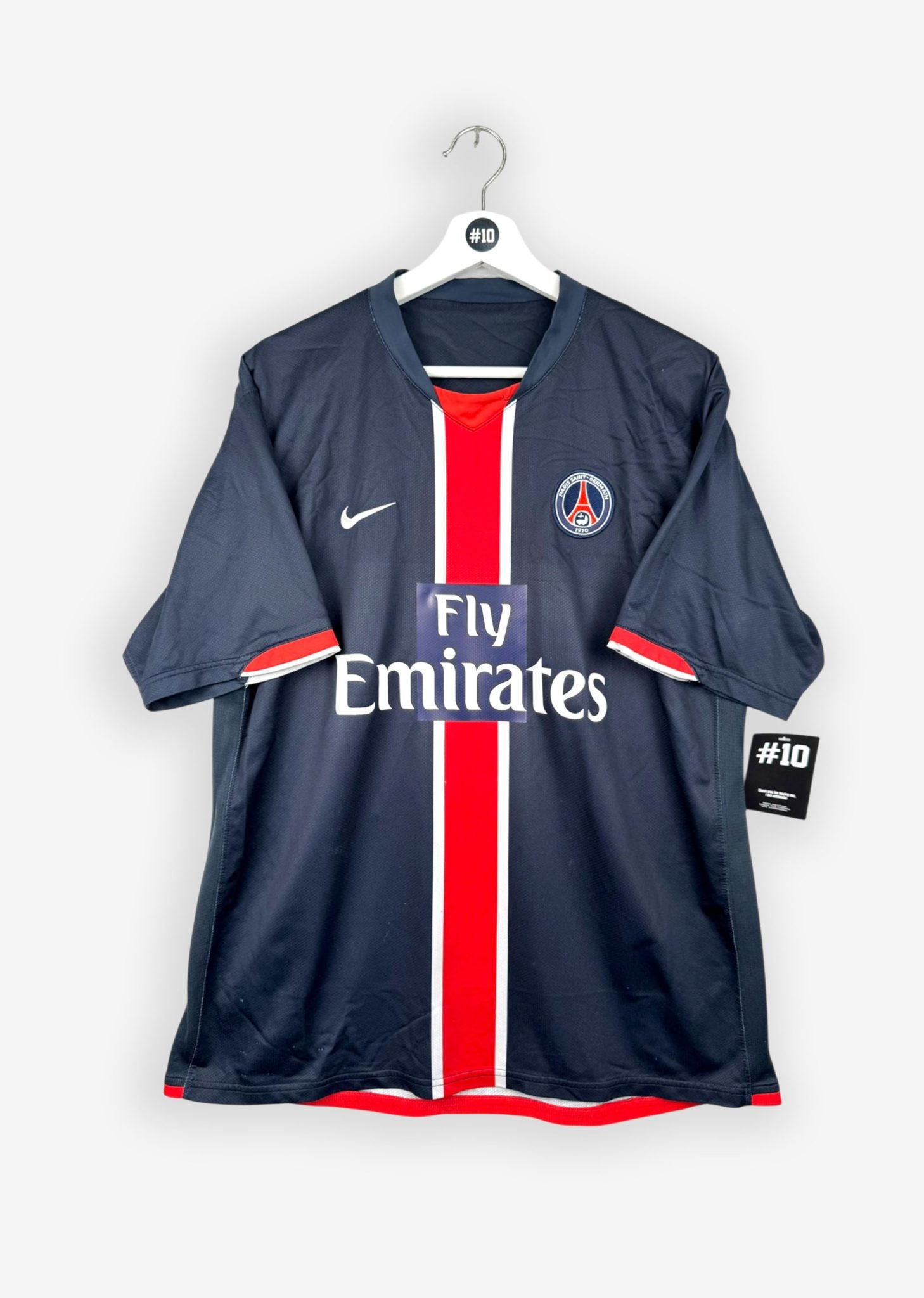 PARIS SAINT-GERMAIN 2006/07 HOME SHIRT - #9 PAULETA (SIZE L)
