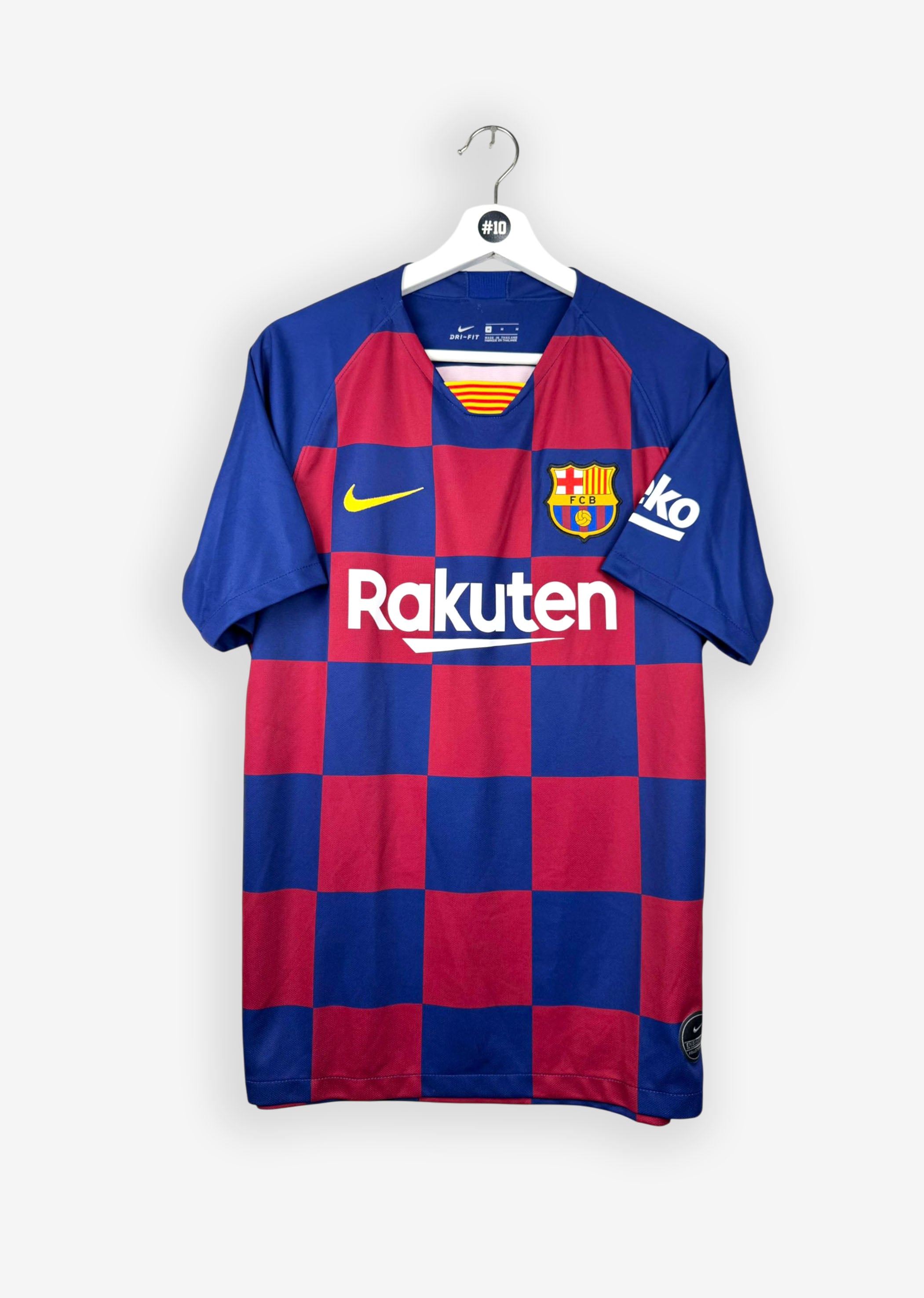 FC BARCELONA 2019/20 HOME SHIRT - #10 MESSI (SIZE M)