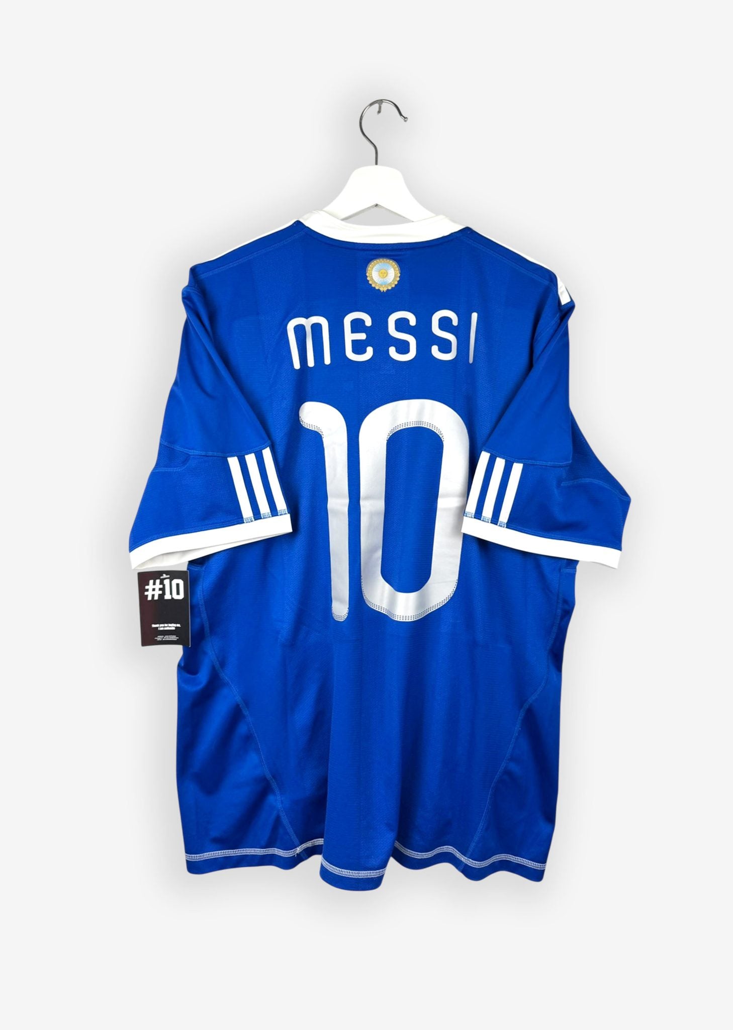 ARGENTINA 2010/11 HOME SHIRT - #10 MESSI (SIZE L)