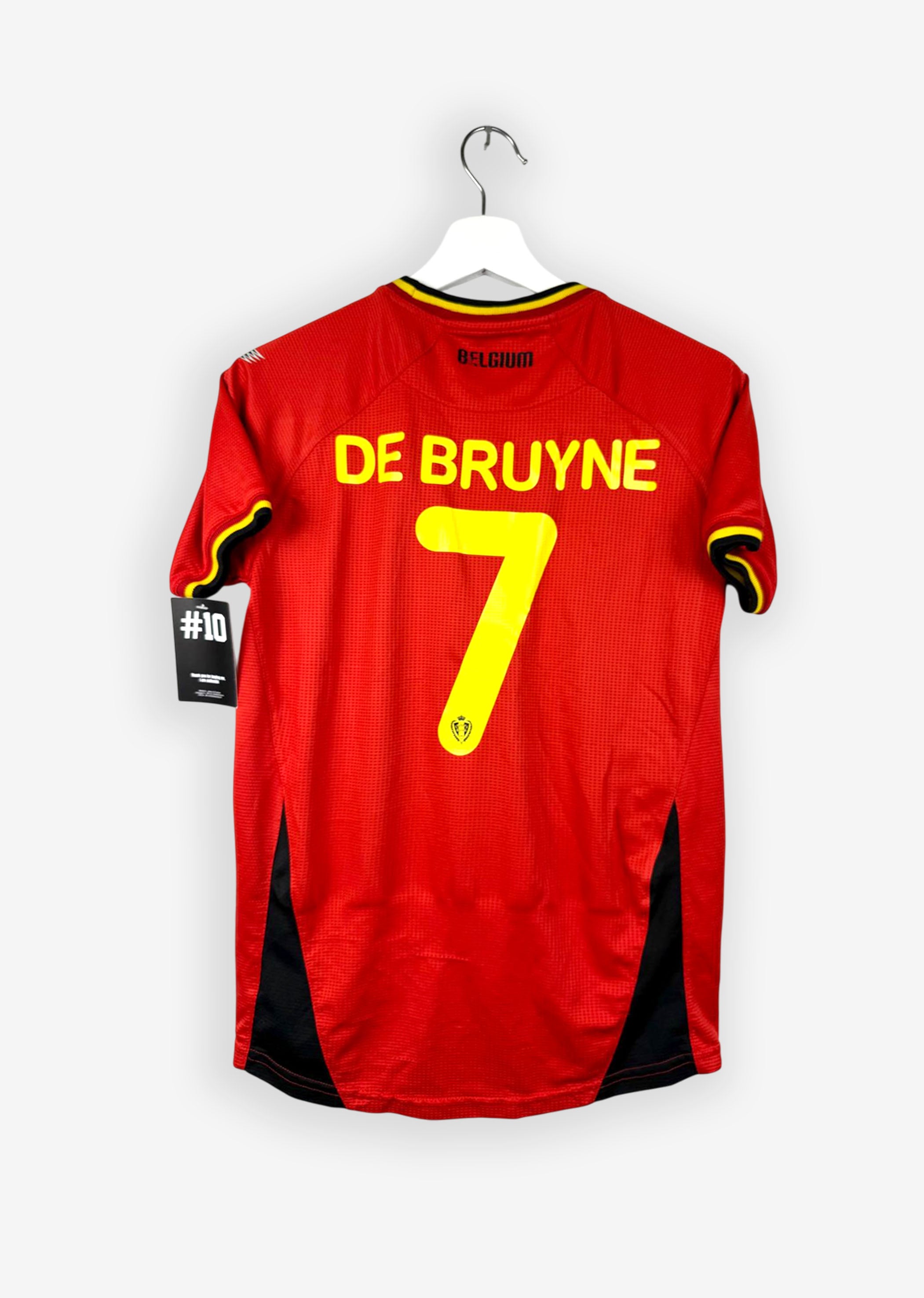 BELGIUM 2014/15 HOME SHIRT - #7 DE BRUYNE (SIZE 164 KIDS)