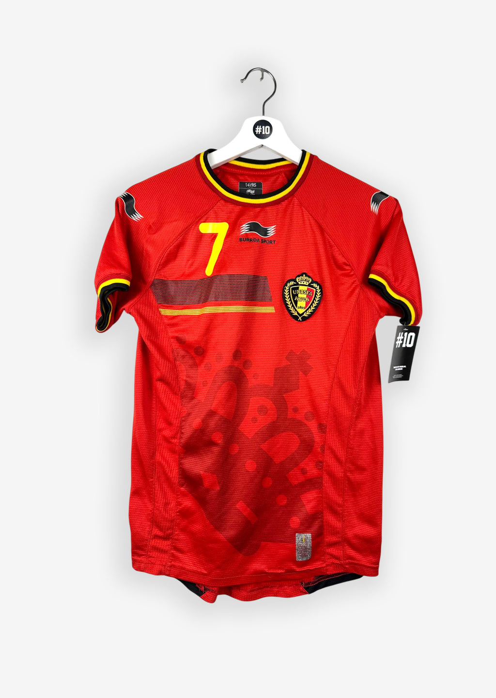 BELGIUM 2014/15 HOME SHIRT - #7 DE BRUYNE (SIZE 164 KIDS)