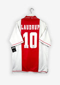 AJAX 1999/00 HOME SHIRT - #10 LAUDRUP (SIZE XL)