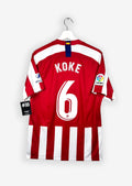 ATLETICO MADRID 2019/20 HOME SHIRT - #6 KOKE (SIZE M)