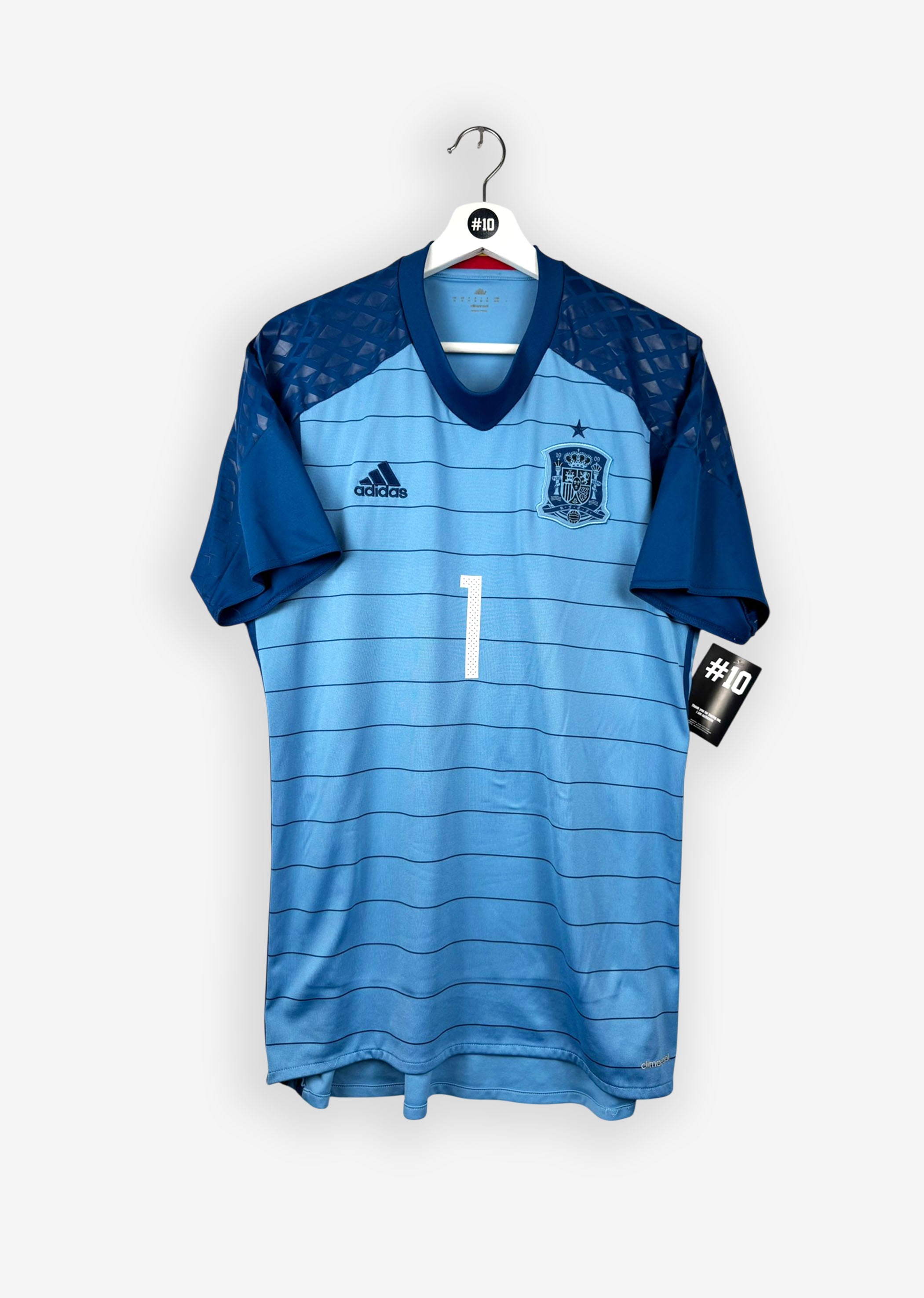 SPAIN 2015/16 GK SHIRT - #1 CASILLAS (SIZE M)
