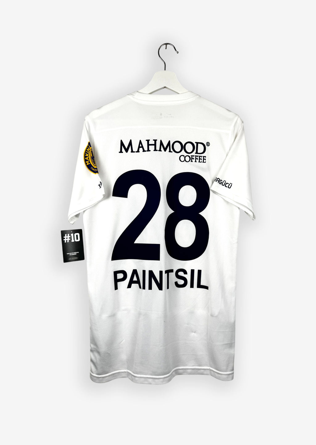 ANKARAGÜCÜ 2020/21 THIRD SHIRT - MATCHWORN/ISSUED #28 PAINTSIL (SIZE M) COA INCL.
