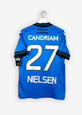 CLUB BRUGGE 2022/23 HOME SHIRT - #27 NIELSEN (SIZE S)