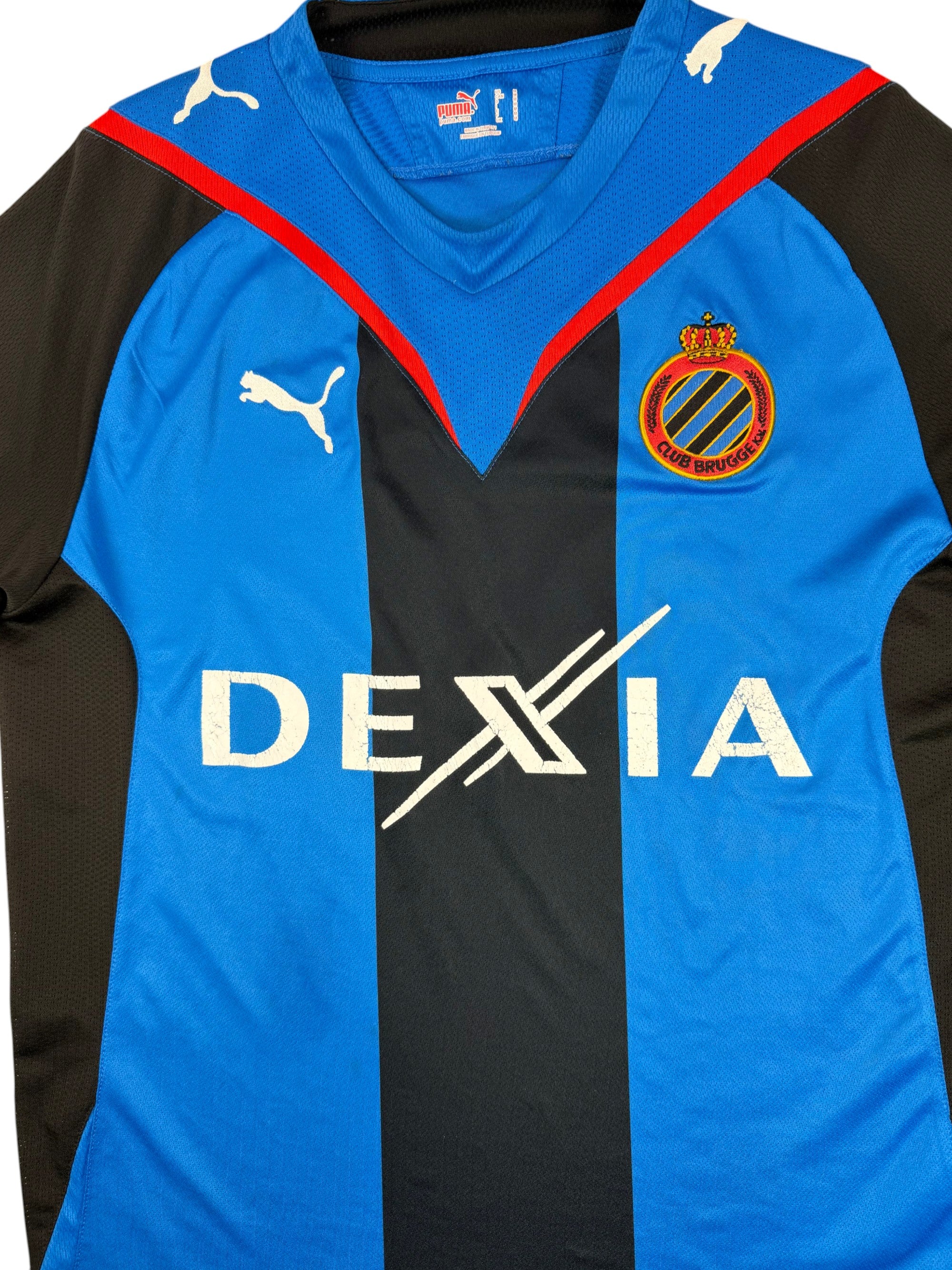CLUB BRUGGE 2009/10 HOME SHIRT - #44 PERISIC (SIZE M)
