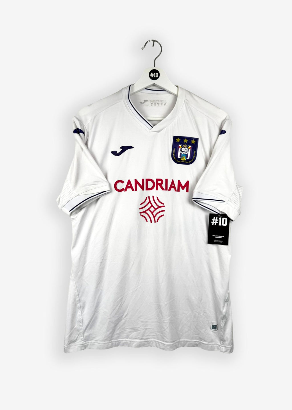 RSC ANDERLECHT 2020/21 AWAY SHIRT - #32 LUCKASSEN (SIZE M)