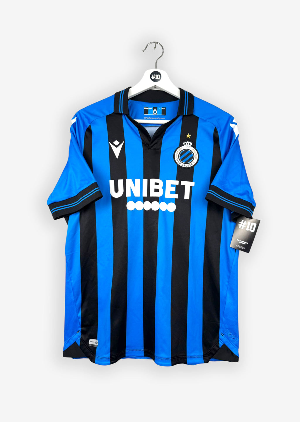 CLUB BRUGGE 2022/23 HOME SHIRT - #27 NIELSEN (SIZE S)