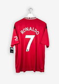 MANCHESTER UNITED 2022/23 HOME SHIRT - #7 RONALDO (SIZE XL)