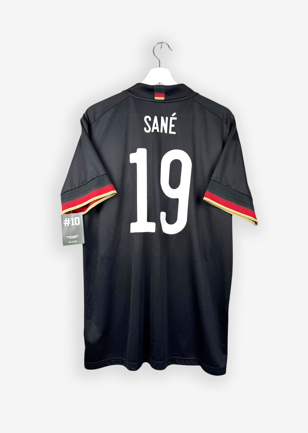 GERMANY 2020/21 AWAY SHIRT - #19 SANE (SIZE L)
