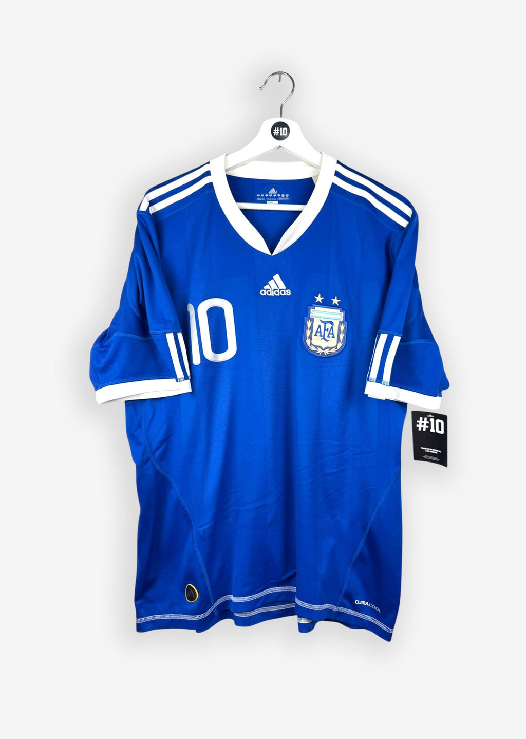 ARGENTINA 2010/11 HOME SHIRT - #10 MESSI (SIZE L)