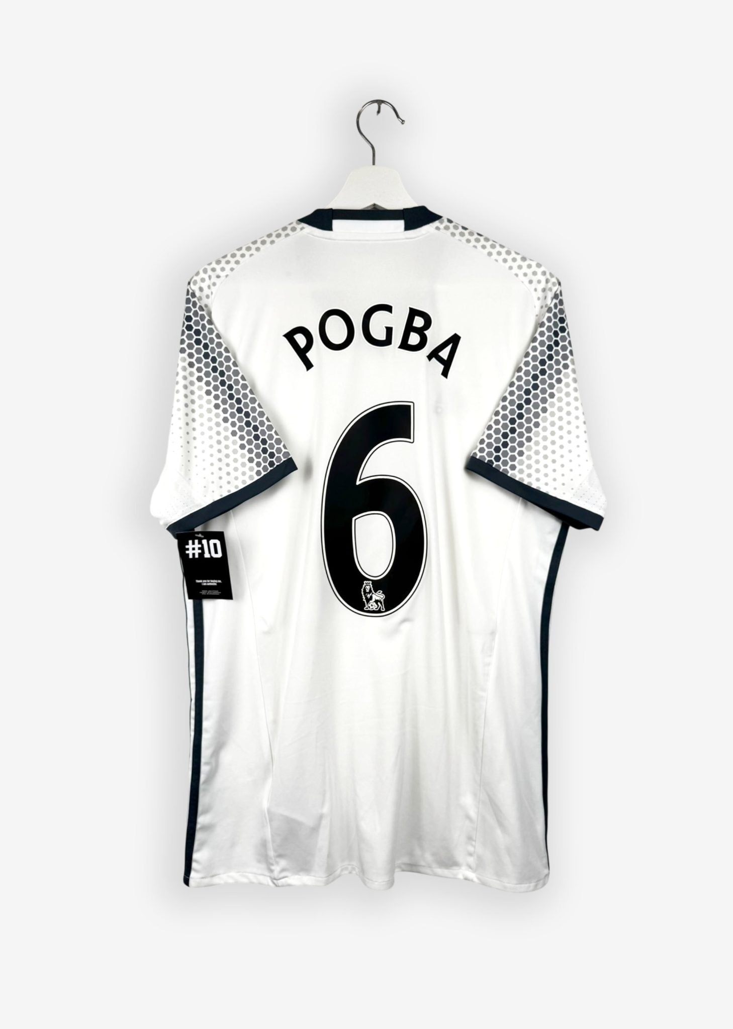 MANCHESTER UNITED 2016/17 THIRD SHIRT - #6 POGBA (SIZE L)