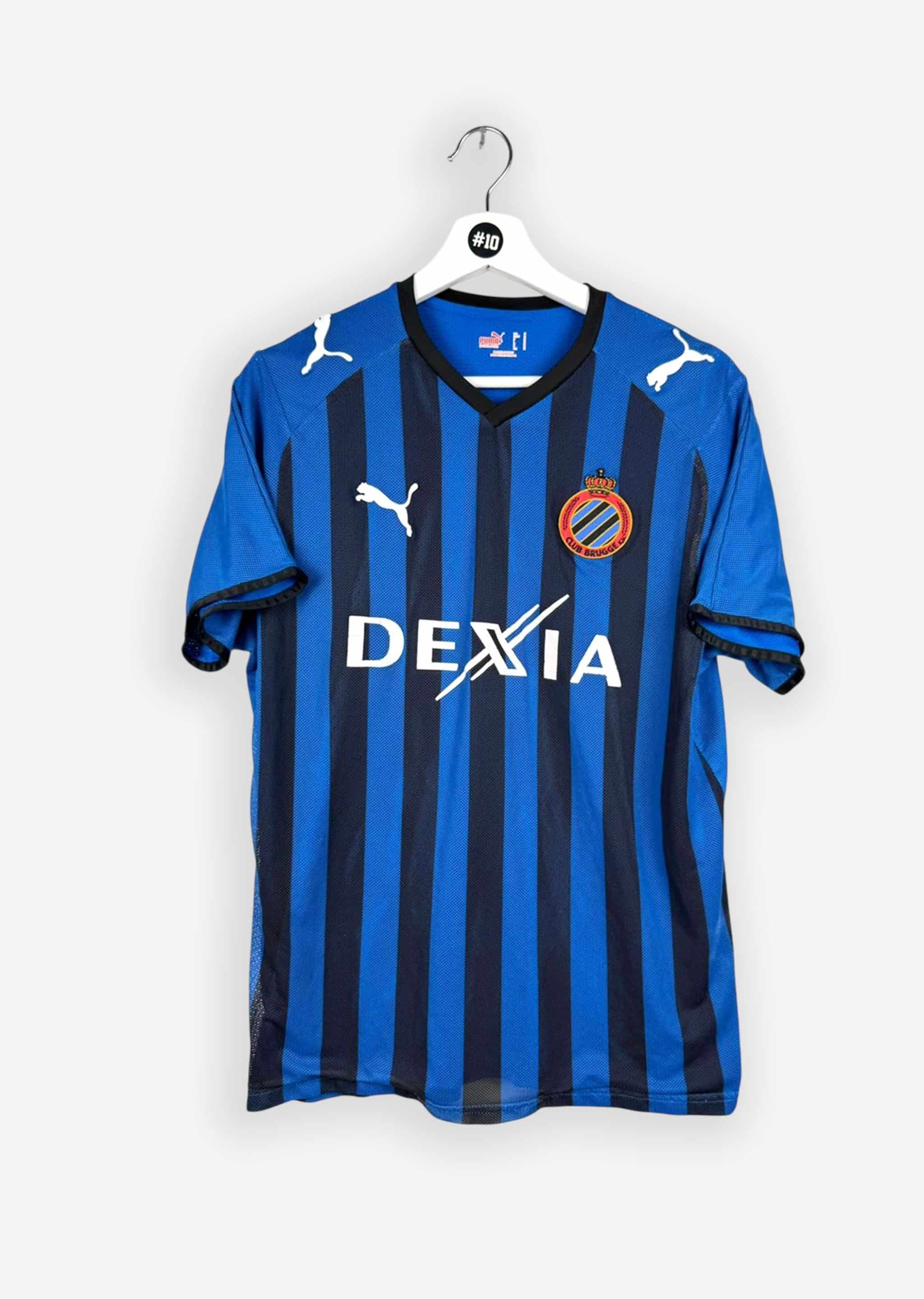 CLUB BRUGGE 2008/09 HOME SHIRT - #20 VARGAS (SIZE M)