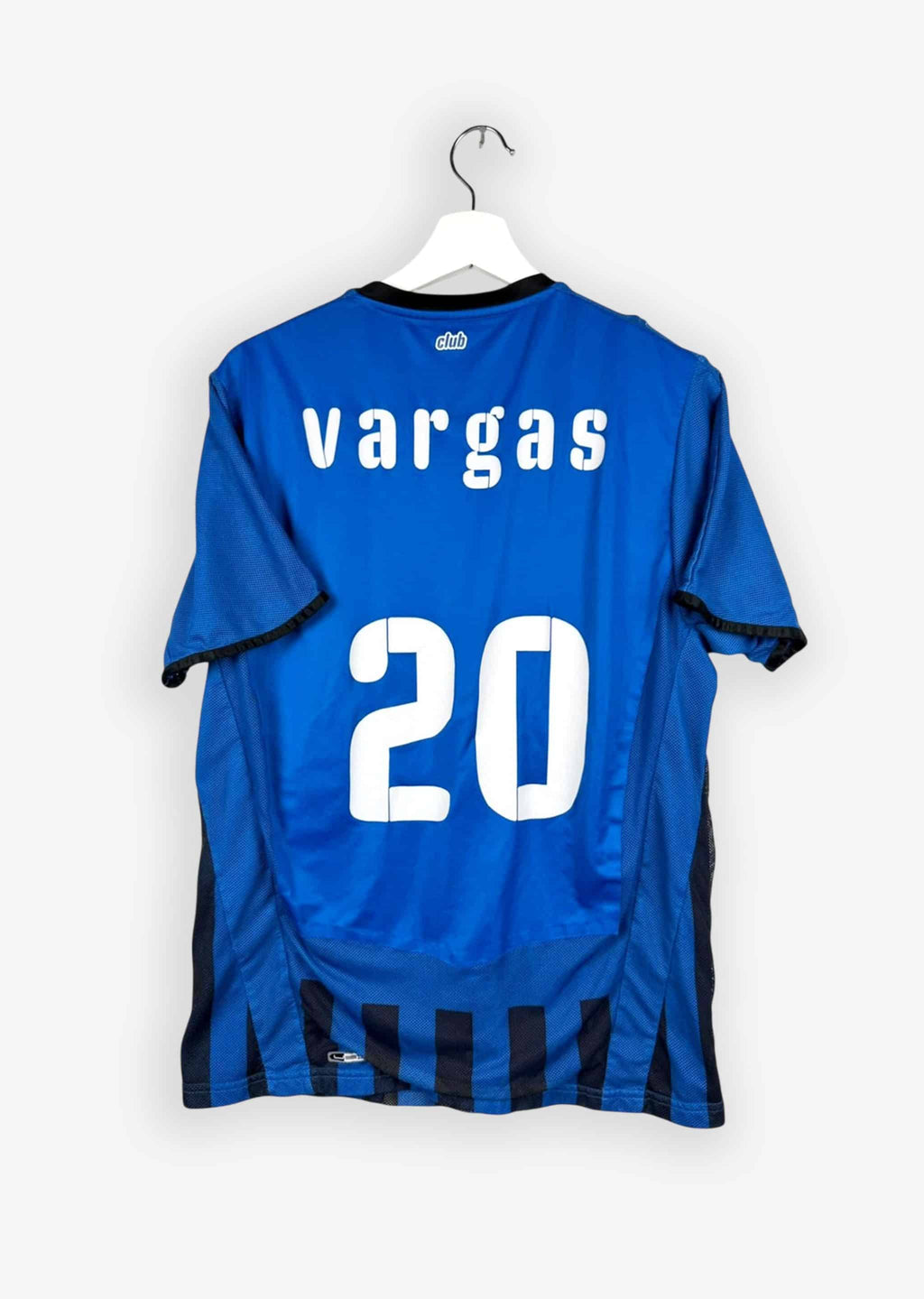 CLUB BRUGGE 2008/09 HOME SHIRT - #20 VARGAS (SIZE M)