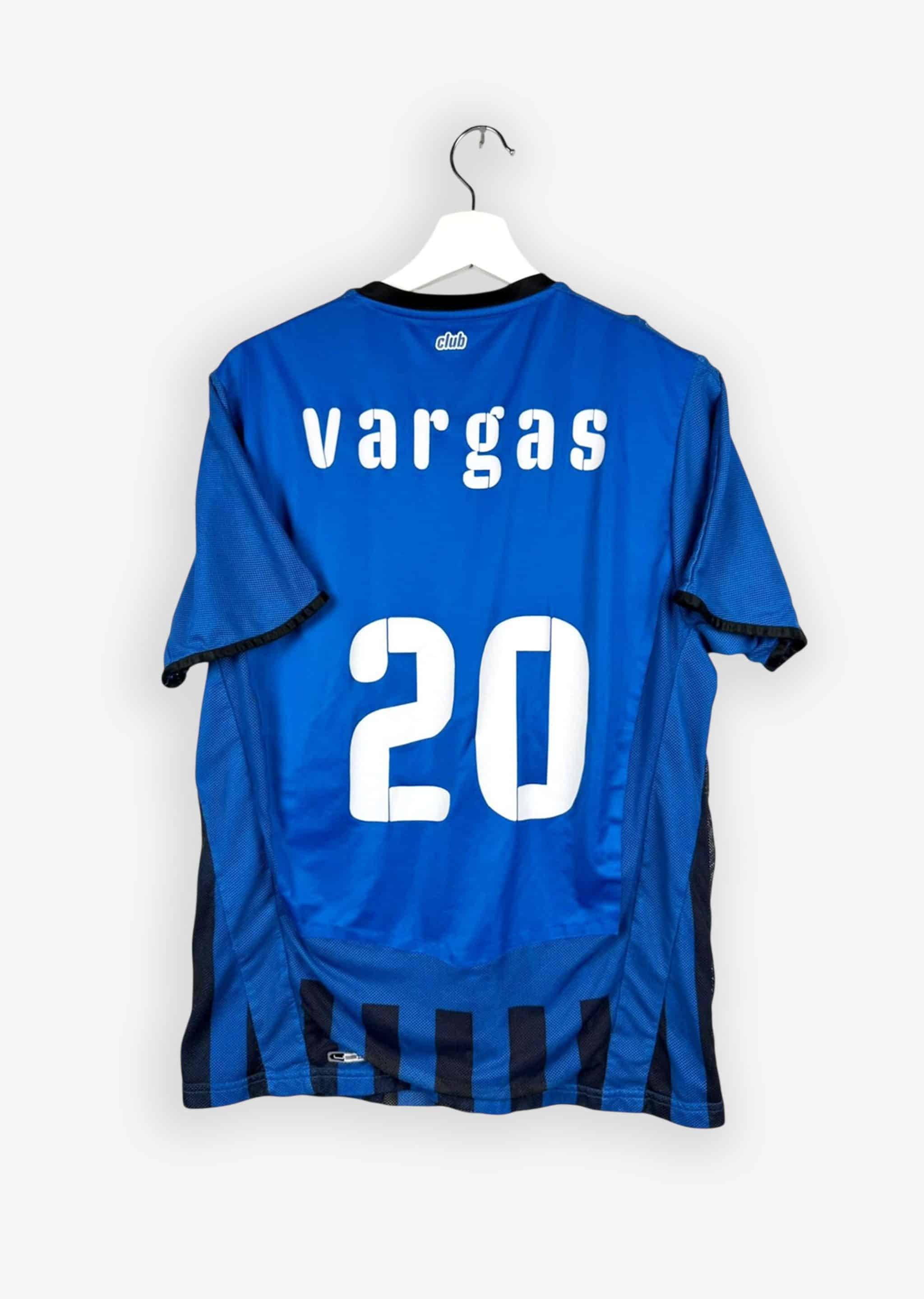 CLUB BRUGGE 2008/09 HOME SHIRT - #20 VARGAS (SIZE M)