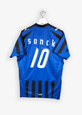 CLUB BRUGGE 2007/08 HOME SHIRT - #10 SONCK (SIZE M)